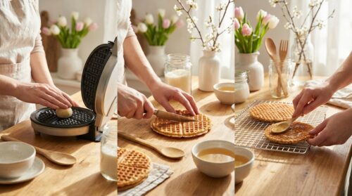 3 eenvoudige methodes om thuis stroopwafels met minder plakkerige, dunne siroop te maken