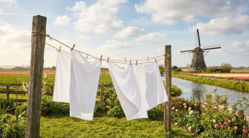 Deze bleekvrije mix maakt mijn grijze keukendoeken weer spierwit (jammer dat ik ze bijna weggooide)